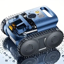 Robotic Pool Cleaner Pool Vacuum Automatic Cleans Floor &Walls for Swimming Pool