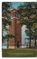 VTG Postcard - Miller Bell Tower, Chautauqua Institute - New York
