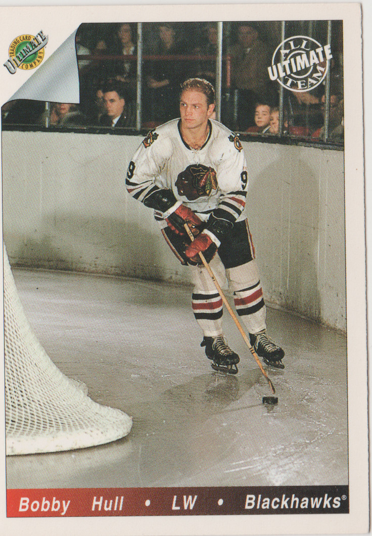 91-92 ULTIMATE ORIGINAL "6"  BOBBY HULL #82