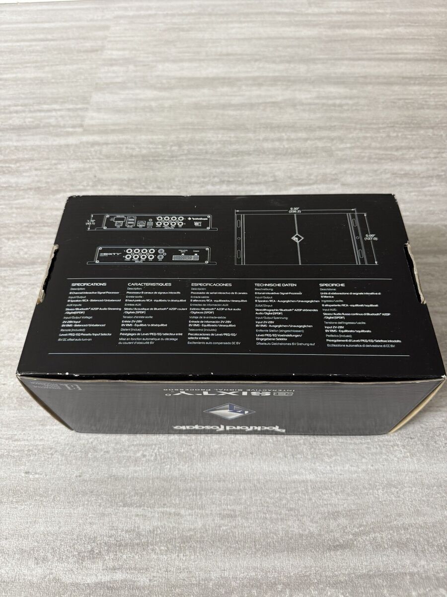 Rockford Fosgate 3SIXTY.3 8CH Signal Processor for sale Rockford Fosgate 3SIXTY.3 8CH Signal Processor for sale
