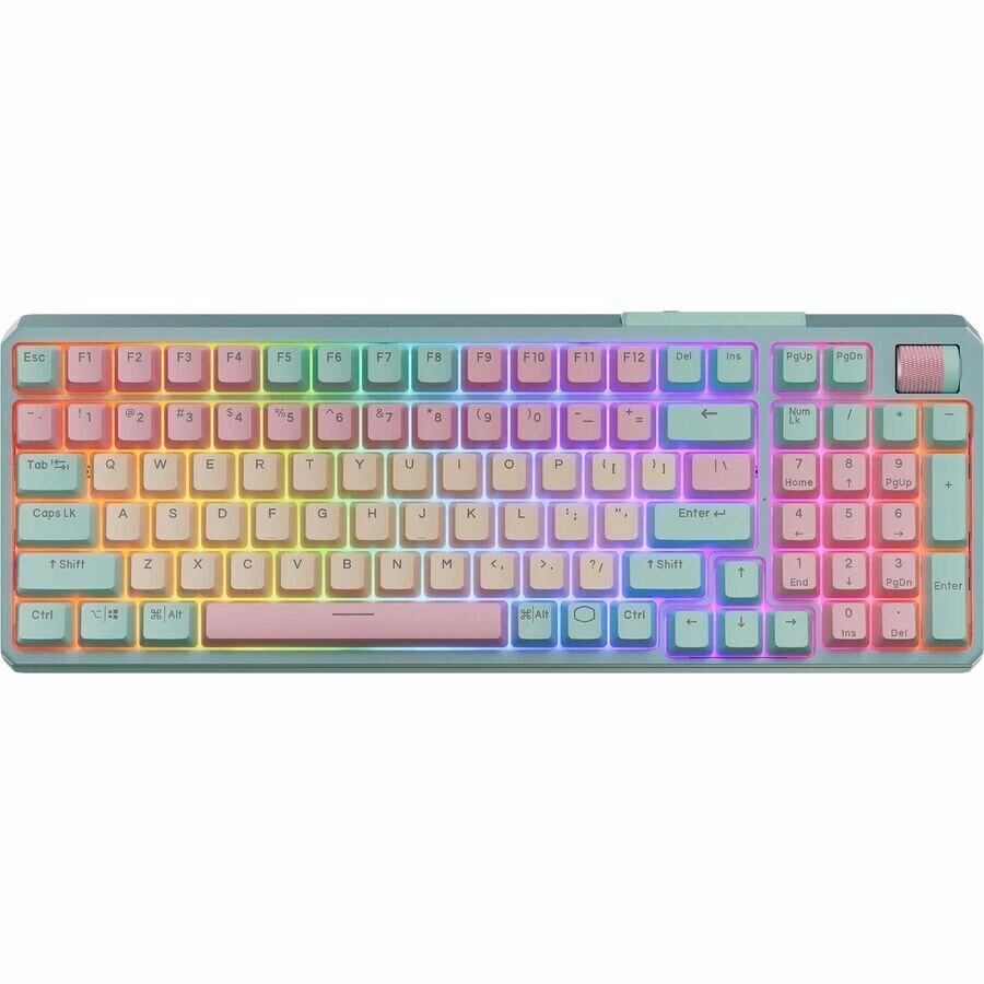 Cooler Master MK-770-MCKR1-US MK770 Wireless Bluetooth Gaming Keyboard RGB LED - Image 2 of 4