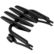 Black Detachable Stealth Luggage Rack For Harley Touring Road Street Glide 09-25