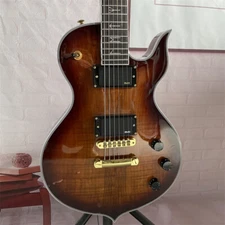 Factory Vintage Sunburst Wylde Audio Spalted Maple Top Solid Body H-H Pickups