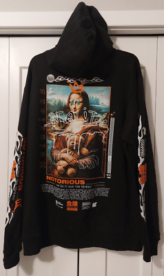 Monalisa Sudadera Off Negra FRESH LAUNDRY BLACK NOTORIOUS MONA