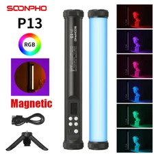 Soonpho P13 RGB LED Video Light Stick w/ Tripod Photography Lighting 2500K-8500K