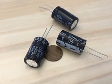 3 Piece 3300uF 35V 16X30mm Electrolytic Capacitor Aluminum Radial C23