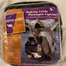 Tote a Tot Kids Airport Luggage Strap Connects Carseat Suitcase Child Diaper Bag