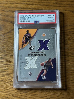 【国内配送】 Kobe Bryant Dual Combos Winning SPx 2002-03 Kidd Jason - Upper Deck