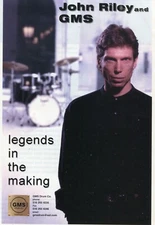 1998 small Print Ad of GMS Drum Kit w John Riley