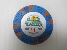 $1 Dunes Hotel Country Club Casino + FREE Mystery Las Vegas Bonus Poker Chip