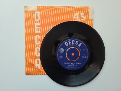 Johnathan King Everyone's Gone To The Moon UK 7'' Vinyl 1965 Decca  Records 