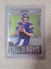 2021 PANINI PLAYOFF FOOTBALL CALL TO ARMS KIRK COUSINS SILVER PRIZM CARD CA-KCO