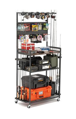bee ready fishing rod holders RH6650 Quick Switch Holder Easy push/pull locking button locks the rod in the holder when needed 1.25 Loop Bee Ready Rod