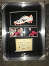 cristiano ronaldo signed boot