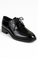 Jungen Lack Schnürsenkel Smart formelle Schuhe schwarz weiß hellbraun braun für Hochzeit Kommunion