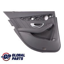 Hintere T&uuml;rkarte Mercedes W205 Links Trim Panel Cover AMG Line Leder Schwarz