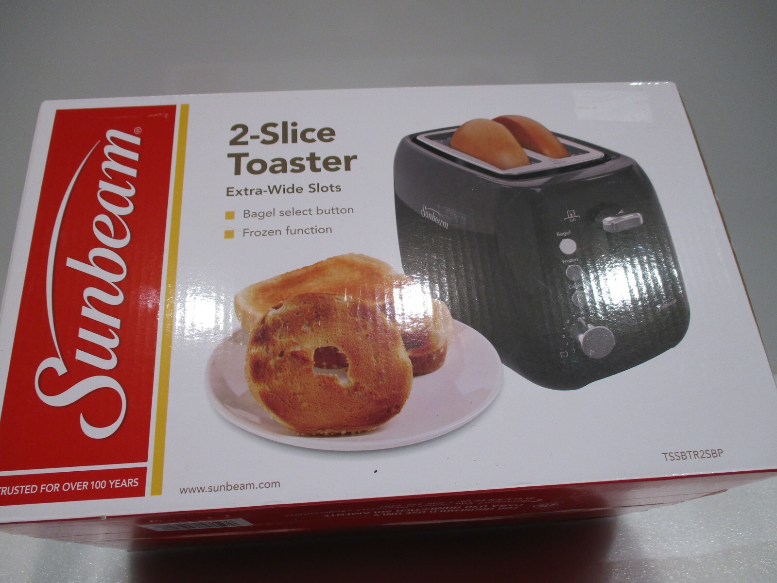 Sunbeam 2 Slice Wideslot Toaster Black Tssbtr2sbp for sale online eBay
