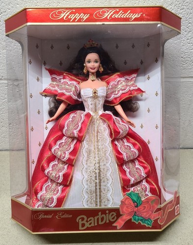 Muñeca Barbie Felices Fiestas 1997 Edición Especial Navidad NISB