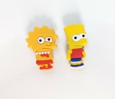 The Simpsons Bart And Lisa Simpson Shoe Charms
