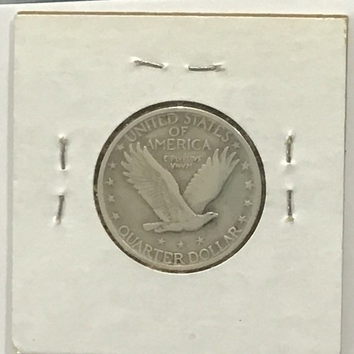 1924 Standing Liberty Silver Quarter E8480 - Picture 4 of 4