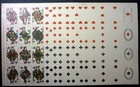 Playing Card Sheet - Pignalosa Naples - 1940 ca.