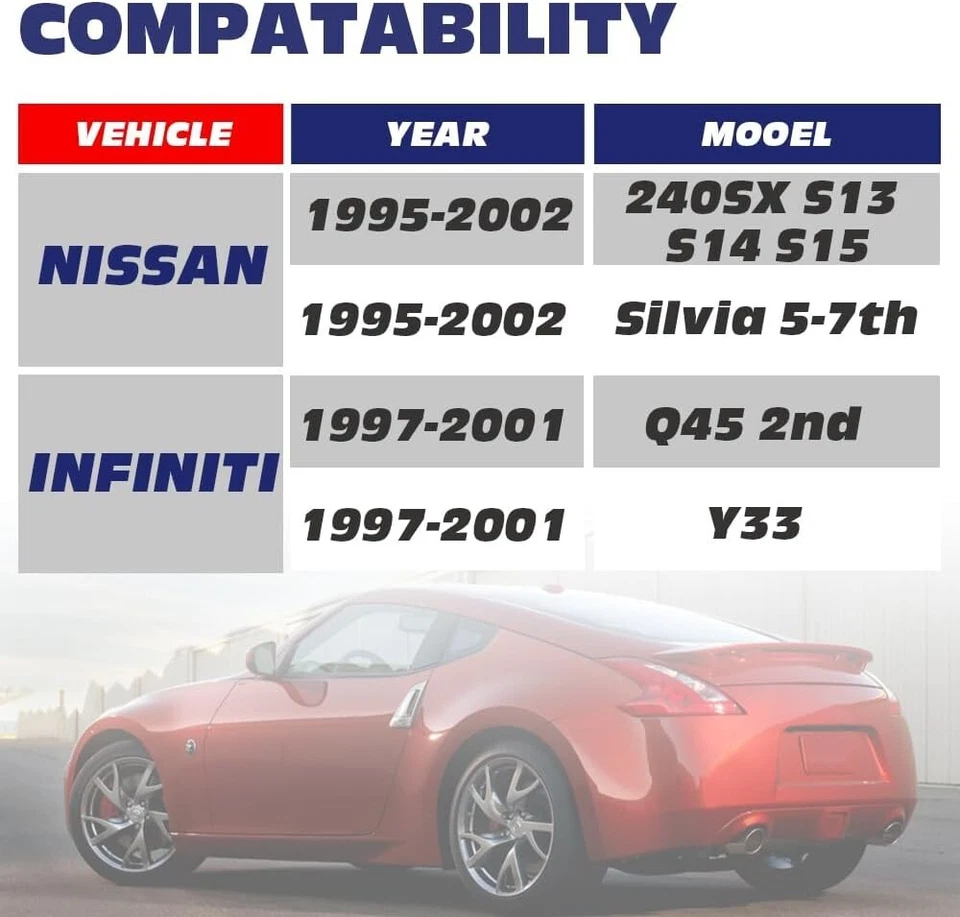 Traction Control Arms Tension Rods For Infiniti Y33 Q45 Nissan 240SX S14 S15 - Image 2 of 4