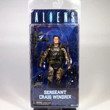 NECA Alien Sergeant Craig Windrix Marine 7" Action Figure Aliens Series 2 1:12