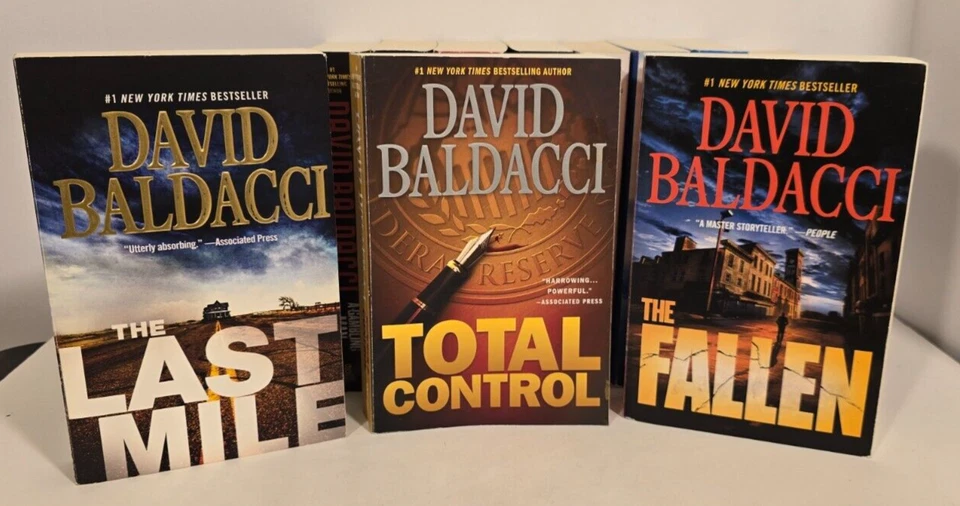 Lot of 14 David Baldacci Thriller Mass Market Paperback Books MIX - Image 3 of 4