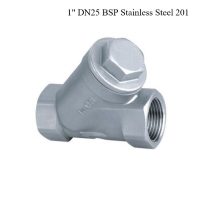 Strainer Booster Pump Inline Y Filter 80 Mesh 1'' DN25 BSP Stainless Steel 201