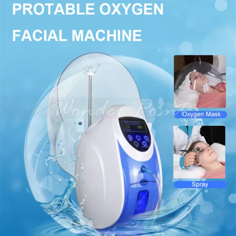 Korea O2toDerm Oxgen Facial Machine Face Skin Deepcare Oxygen Dome