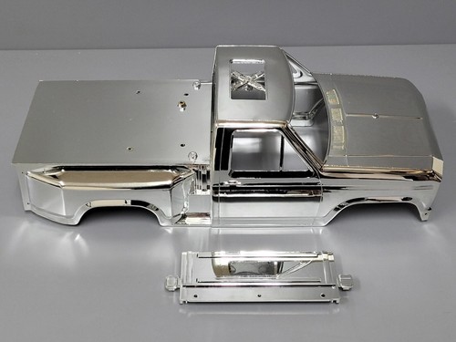 "One of a Kind" Tamiya 1/10 Blackfoot R/C Ford F-150 Chrome Plated Plastic Body - Picture 16 of 22