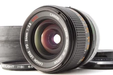 Rare"O"mark  [Almost Mint w/Hood] Canon FD 24mm f/2.8 S.S.C. SSC Lens From JAPAN