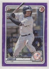 2020 Bowman Prospects Purple 206/250 Antonio Cabello #BP-85 qr7