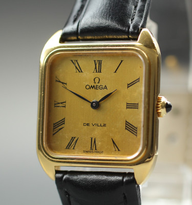 Vintage 1977 [Near Mint] Omega De Ville 511.0502 24mm Manual Roman Tank Women's