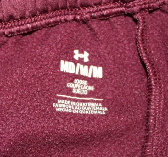 Joggers deportivos Under Armour para hombre - negros, borgoña oscura talla S - Lote de 2 Foto 4 de 4