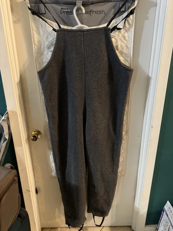 Pantalones con tirantes de lana de pesca Simms de colección para hombre talla XL hechos en EE. UU. Foto 4 de 4