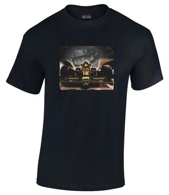 F1 Senna John Player Special Retro T -Shirt Racing Formula One