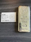 10 oz. Poured Silver Bar 999.9 Fine Nadir Rafineri  w/ COA N66745 Lot #1