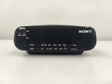 Sony ICF-C212 Dream Machine AM/FM Clock Radio Black Bedside Alarm Snooze Sleep