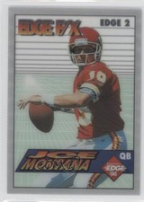 1994 Collector's Edge Edge F/X White Back Joe Montana #EDGE2 HOF 0a1