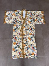 KIMONO 100 Silk Vintage Beautiful Japanese Animal Print Made in Japan