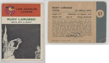 1961-62 Fleer Rudy LaRusso #57 Rookie RC