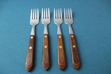 4 Salad Forks Washington Forge TOWN & COUNTRY Stainless USA 7"
