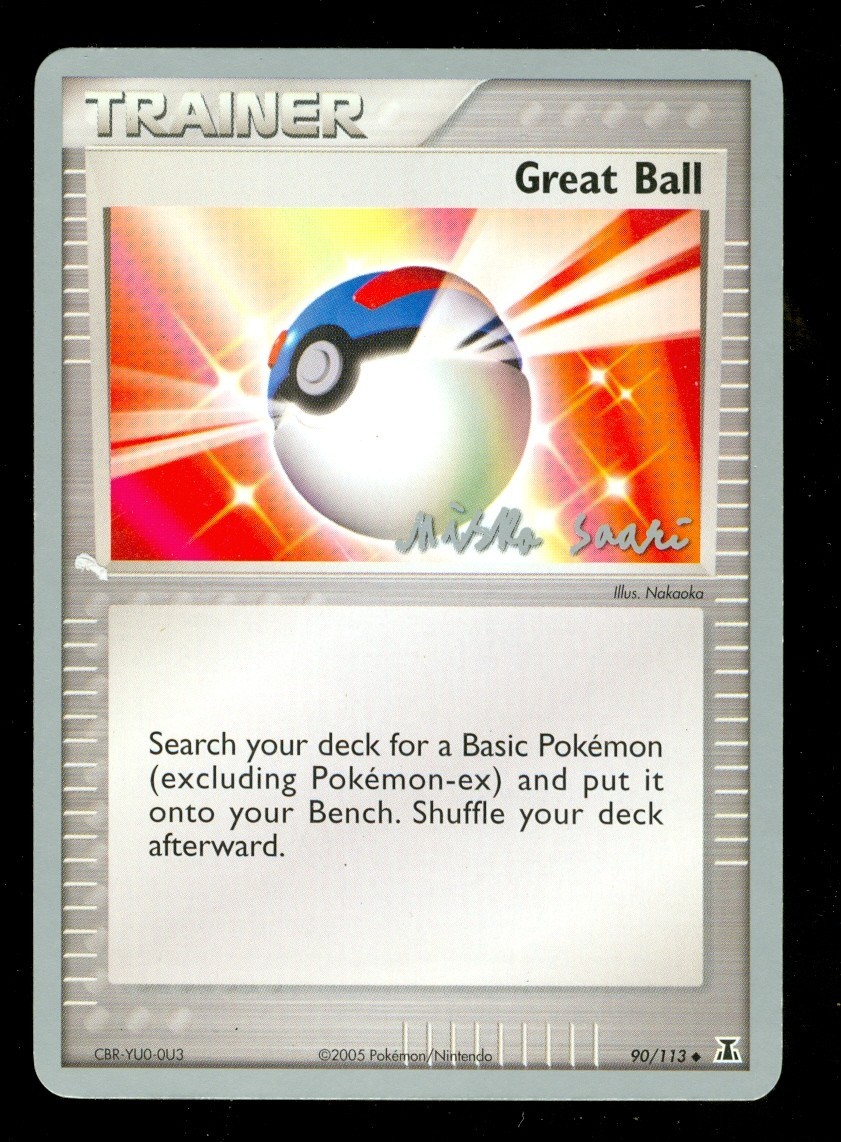 Pokemon GREAT BALL 90/113 Delta Species 2006 World Championships - NM/M