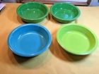 Fiesta Ware 7" Soup/Cereal Bowls - Set of 4