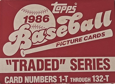  1986 Topps Traded MLB Set Break - Bonds, Bo, Canseco, & more - Free Shipping 