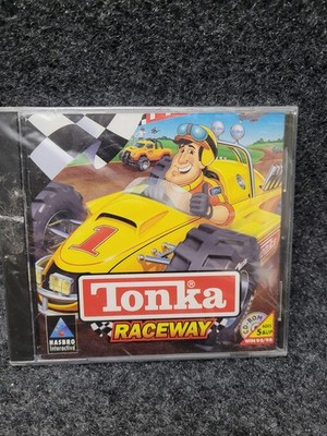 Vintage Tonka Raceway PC CD-ROM Game Hasbro Interactive Windows 95 98 Racing