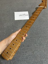 Left Hand 24.75inch short scale 22 fret Roasted Flame Maple Electric guitar neck