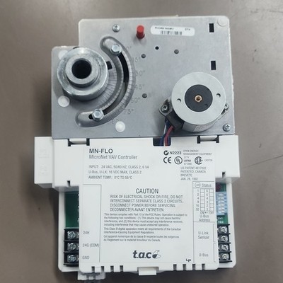 Single (1) INVENSYS MicroNet VAV CONTROLLER ACTUATOR MN-FLO3T Used working