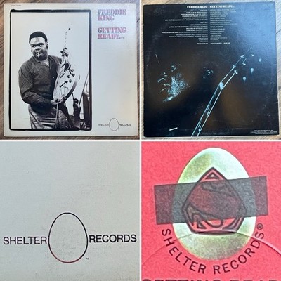 Freddie King Getting Ready Vinyl Record 1971 Shelter Empty Egg/Blackout S SW8905